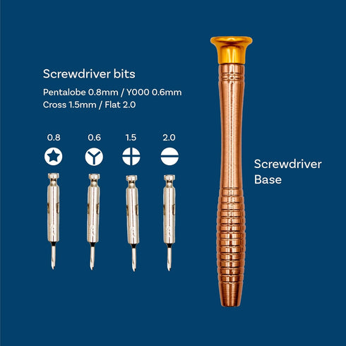 MMOBIEL Phone Repair Kit Compatible with iPhone – Screwdriver Opening Tool Set – 12-in-1 Repair Set – Screen Replacement Tools – Precision Screwdr...