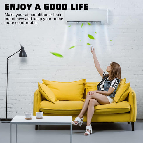 Air Conditioner Condenser Fin Cleaning Brush,Condenser Fin Straightener Fin Comb and Refrigerator Coil Cleaning Whisk Brush,Air Conditioner Cleane...