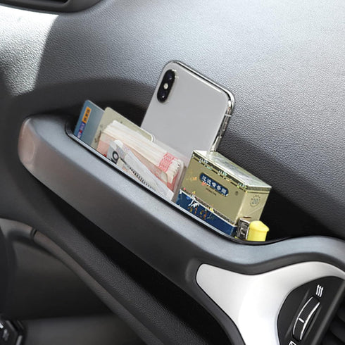 YOCTM GrabTray Interior Storage Compatible with Jeep Renegade 2015-2024 Co-pilot Grab Bar Storage Tray Organizer Box Phone Holder Accessories with...