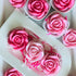2Pcs/Set 3D Rose Flower Candle Molds, Rose Shaped Craft Art Silicone Mold for Fondant Cake Decoration Making Beeswax Candle Handmade Soap Lotion B...