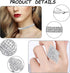 PHOGARY Women Rhinestone Jewelry Set with Rhinestone Stretch Bracelet Bangle Crystal Rhinestone Necklace Ring Dangle Fringe Earrings for Women Cos...