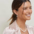 The Pearl Source Real Pearl Dangle Earrings for Women with Genuine AAA Quality White Freshwater Cultured Pearl...