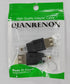 QIANRENON RJ11 to USB Telephone Line Adaptor RJ11 6P4C Male to USB A Female Modem Converter 4Pin RJ11 to USB Phone Interface Test Connector, for T...