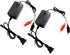 2Pc 12V 1000mA Automatic Battery Charger, Maintainer, Trickle and Desulfatorr with Short Circuit Protection…......