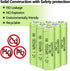 Rechargeable AA Batteries NIMH 1.2V Double A 1000mAh 1.2V Pre-Charged Solar Battery for Solar Lights and Household Devices, 8 Pack...