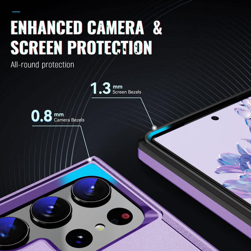 Phone Case for S23 Ultra Case Samsung S23 Ultra Phone Case for Women with Kickstand and Ring, Military Grade Drop Protection for Samsung Galaxy S2...