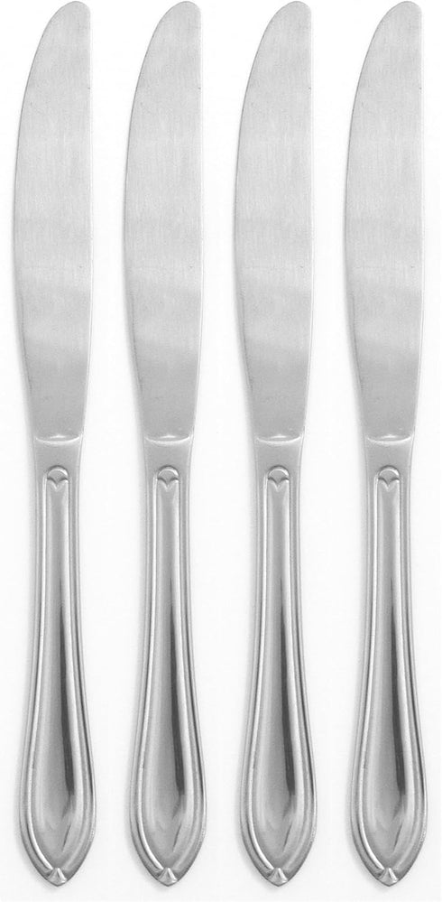 Hampton Forge Ginger 4 Pc Dinner Knives, 0.65 LB, Metallic...