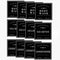 12PCS Bathroom Labels for Soap Dispenser, Removable Bathroom Organization Labels, Waterproof Bottle Labels for Shampoo Conditioner Body Wash (Blac...