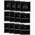 12PCS Bathroom Labels for Soap Dispenser, Removable Bathroom Organization Labels, Waterproof Bottle Labels for Shampoo Conditioner Body Wash (Blac...