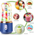Portable Blender, 20 Oz Mini Personal Size Blender for Shakes and Smoothies with 6 Blades, Rechargable Blender, 4000mAh Electric Blender for Kitch...