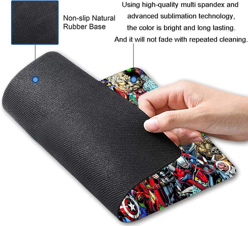 Desktop Anti-Skid Mouse Pad, Beautiful and Colorful Animation Design Mouse Pad, Perfect Office, Work and Home Computer Accessories (Animation 9)...