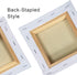 PHOENIX Small Stretched Canvas for Painting 5x5 Inch/8 Value Pack, 8 Oz Triple Primed 5/8 Inch Profile 100% Cotton White Blank Canvas, Square Fram...