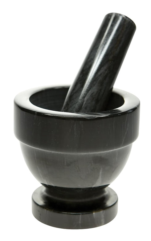 Fox Run Marble Mortar and Pestle Set, Black, 4.5"...