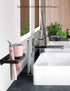 Wall Mount for Blow Dryer Hair Dryer Holder Compatible with Flat Iron Holder Wall Mount for Hair Tool Storage Organizer Straightener Holder Rack (...