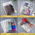 24 Pack Clear Plastic Envelopes with String Closure,A4/US Letter Size,Poly Reusable File Folders Project with1-1/4"Expansion,Paper Documents Organ...