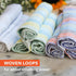 Full Circle Tidy 100% Organic Cotton Dish Cloths, Set of 3, Multicolored...