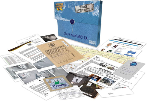 Murder Mystery Party, Death in Antarctica, Case File Game for 1+ Players, Ages 14 and Up...