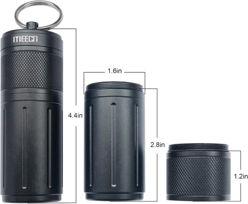 Two-layer Pill Organizer, Waterproof Pill Container, Pill Holder can store pills anything sizes, Vitamins, Cod Liver Oil, Supplements and Medicati...