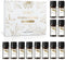 12PCS Fragrance Oils Gift Set, Premium Aroma Journey Aromatherapy Oils for Women, Diffuser, Soap Candle Making - 5ml/0.17fl. oz...