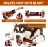 Dog Toys for Aggressive Chewers - Long-Lasting Nylon Chew Bones, IndestructibleToys for Medium to Large Breeds, Teething Toys to Keep Them Busy (B...