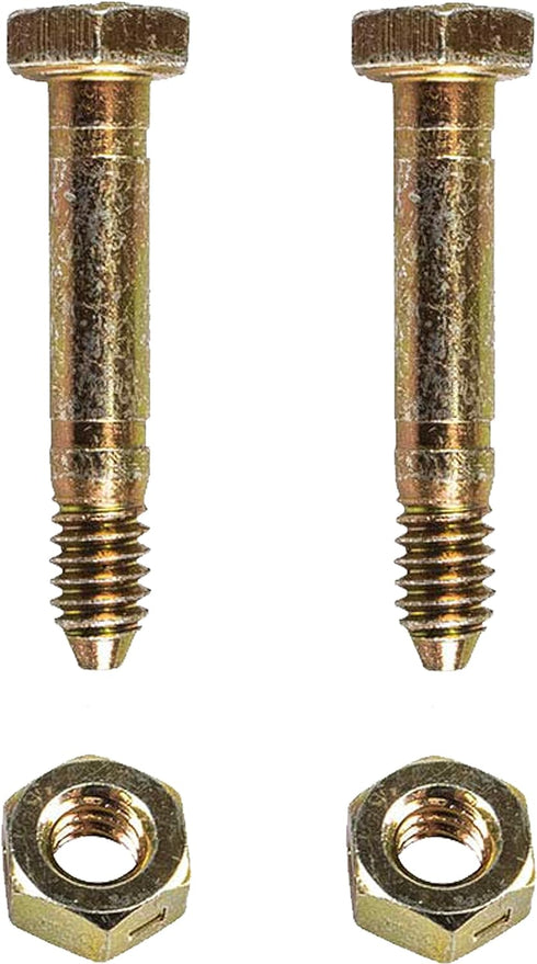 HKAOSDUUH (2 PCS) 53200500 Shear Pins and Nuts fit for Ariens 532005 510016 51001600 Snow throwers...
