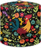 Floral Rooster Pressure Cooker Cover Kitchen Small Appliance Dust Cover with Top Handle and Pocket for Attachments, Easy to Clean...