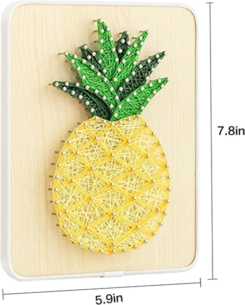DIY String Art Kit for Beginner, DIY Pineapple Craft Kit,Unique Gift,Craft Kit for Holidays......