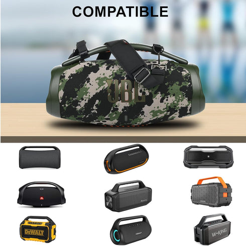 TXEsign Shoulder Strap Compatible with JBL Boombox 2/Boombox 3/Soundcore Motion Boom Plus/Sony SRS-XG500, Adjustable Travel Carrying Strap for Por...