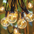 G40 Replacement Bulbs, 25 Pack Clear Globe G40 Led Bulbs for Outdoor String Lights, G40 Bulbs E12 Candelabra Base fit Patio Porch Party Cafe Bistr...
