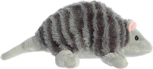 Aurora® Adorable Mini Flopsie™ Armadillo Stuffed Animal - Playful Ease - Timeless Companions - Gray 8 Inches...