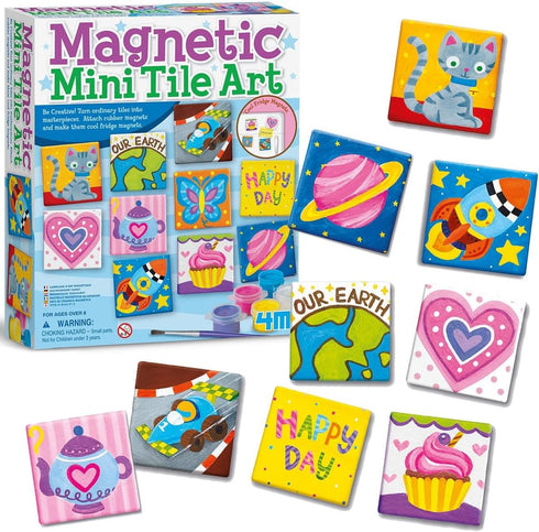 4M Magnetic Mini Tile Art, Art & Crafts DIY Kit, For Boys & Girls Ages 8+...