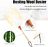 Lambswool Duster 16 inch with Bamboo Handle Soft Natural Wool Feather Dusters for Cleaning Office Home Car etc...