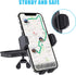 WixGear Universal Car Phone Mount CD Slot Car Mount Holder with New Gravity Self-Locking Design Mount, Compatible with All Smartphones (New Gravit...