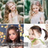 18PCS Baby Hair Accessories Set Gift Set Girl Hair Clips Hair Bow Cute Party Bowknot Flower Multi-Style Hairpin Ribbon for Little Girls Baby Toddl...