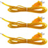 Clear Gold Lamp Cord, 8 Feet Transparent Replacement Lamp Cords for Lamp Repair Fix Project, SPT-1 Wire,18 AWG DIY Electrical Light Cable Cord wit...