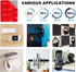 Double-Sided Phone Holder Replacement Kit. 3 Sets of 16 Round & 8 Rectangle 3M VHB Adhesive Tapes (1.17", 1.55", 1.77" x 2.56"). Sticker Pads for ...