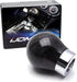 iJDMTOY Gloss Black 2-Inch Real/Genuine Carbon Fiber Shift Knob Ball Compatible with Compatible w/most 8mm 10mm 12mm M8 M10 M12 1.25 1.50 1.75 Thr...
