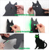6 Pcs Black Cat Halloween Decor Yard Signs with Stakes, Halloween Decorations Outdoor with LED Eyes Glow in The Dark, Scary Silhouette Waterproof ...