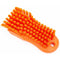 SPARTA Plastic Cutting Board Scrub Brush with Hanging Hole for Washing Cutting Boards, 6 Inches, Orange...