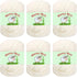 6-Pack 100% Merino Wool Yarn for Knitting and Crochet by Sunny Cat (01 Milky White) 780 Yards...