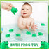 Zubebe Rubber Frogs Squeak and Floating Frog Sea Turtle Rubber Bath Toy Baby Shower Swimming Bathtub Toys for Shower Frogs Bathtub Birthday Party ...