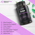 Iron Supplement 2-in-1 Complete Complex - Natural Flow 2X Heme and Chelated Non Heme Iron Bisglycinate, Folate, B and Vitamin C, for Anemia and Bl...