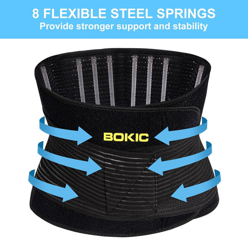 Back Support Belt for Men and Women, Back Braces for Lower Back Pain, Stretcher for Lower Back Pain Relief, Scoliosis, Sciatica,Herniated Disc, Pr...
