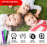 3 Pack Metal Tongue Scrapers for Kids Adults, Stainless Steel Tongue Cleaner Scrubber with Travel Case...