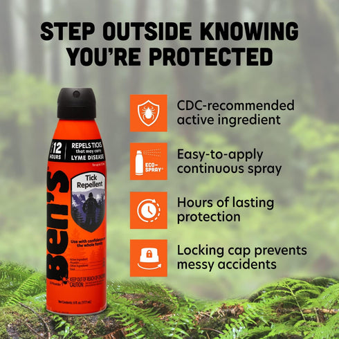 Bens Tick Repellent Picaridin spray 6oz...