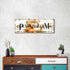 Pumpkin Canvas Wall Art Rustic Farmhouse Fall Picture for Kitchen Dinner Room Autumn Themed Sign Wall Decor Thanksgiving Halloween Festival Harves...