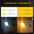 PHINLION Super Bright White Amber Dual Color Switchback 1157 2057 2357 7528 LED Bulbs with Projector for Car Front Turn Signal Parking Lights...