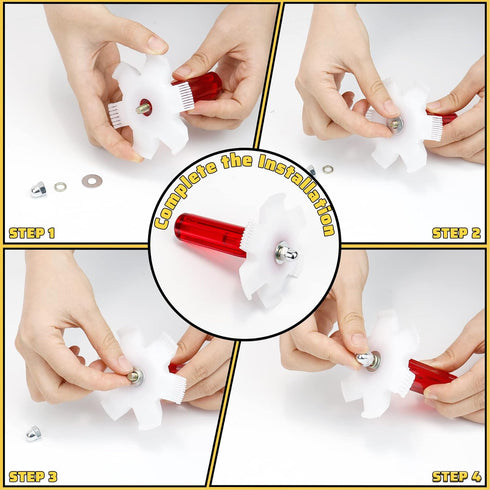 Air Conditioner Condenser Fin Cleaning Brush,Condenser Fin Straightener Fin Comb and Refrigerator Coil Cleaning Whisk Brush,Air Conditioner Cleane...