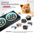 JASGOOD Slow Feeding Dog Bowl for Raised Pet Feeders Blue Maze Food Water Bowl Compatible with Elevated Diners(Blue,Fit Opening Fit Opening 7.5"-8...