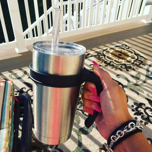 ZYTC Handle for 20OZ Tumbler,Yeti Rambler Handle Anti Slip Travel Mug Grip Cup Holder for Yeti Rambler,Ozark Trail,Sic and More Tumbler Mugs...